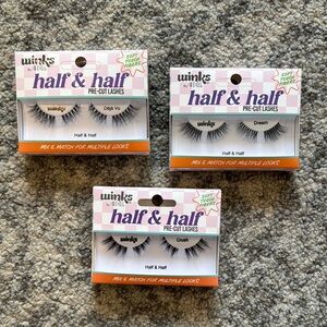 Ardell Winks Half & Half Pre-Cut Lashes Trio